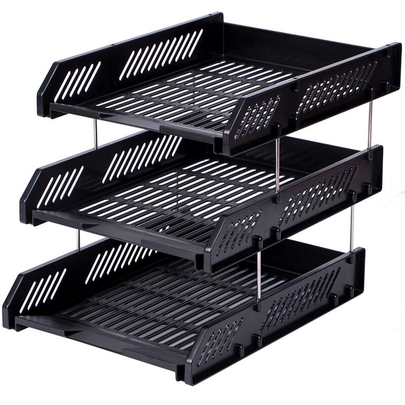 Deli 9209 3-Tier Perforated Document Organizer
