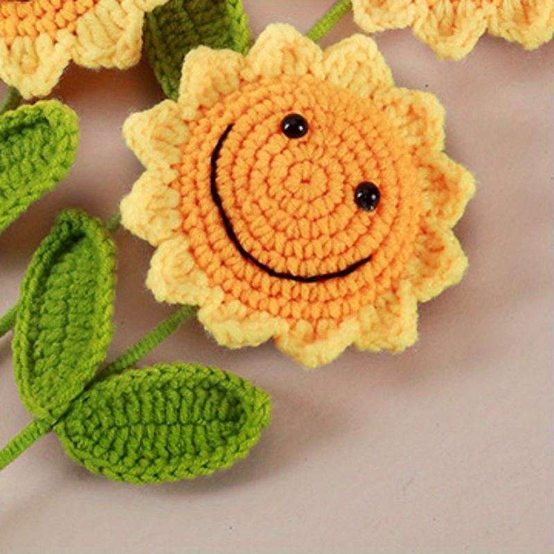 

Искусственный цветок Ручной работы Крючком Подсолнух, Радостный цветочный подарок на Выпускной, День учителя, Одноклассникам, День рождения мамы оранжевый