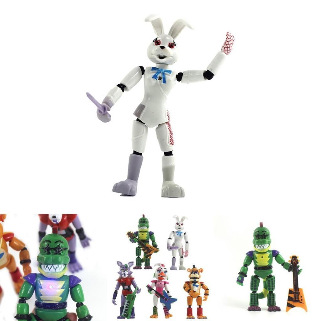 Five Nights At Freddy's Security Breach 5pcs Light-up Action Figures For Kids' Playtime