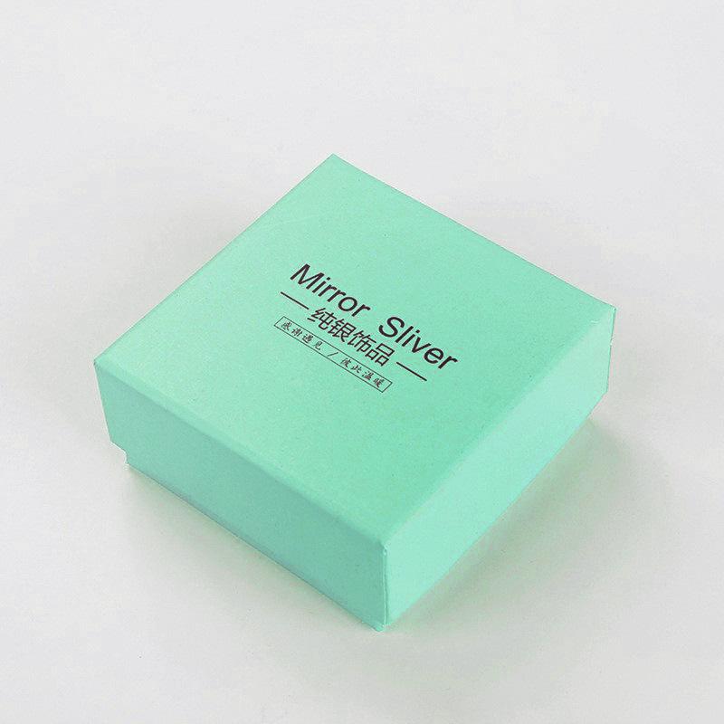 Jewelry box - stylish sterling silver tag exquisite necklace box, earring box, ring packaging box