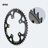 DJC Road Bike Chainring, 110BCD Double Chainring, 5-Arm Round, 2x, 50T, 34T, 53T, 39T, 52T, 36T, for Red Rival S350/S900 (52-36T)
