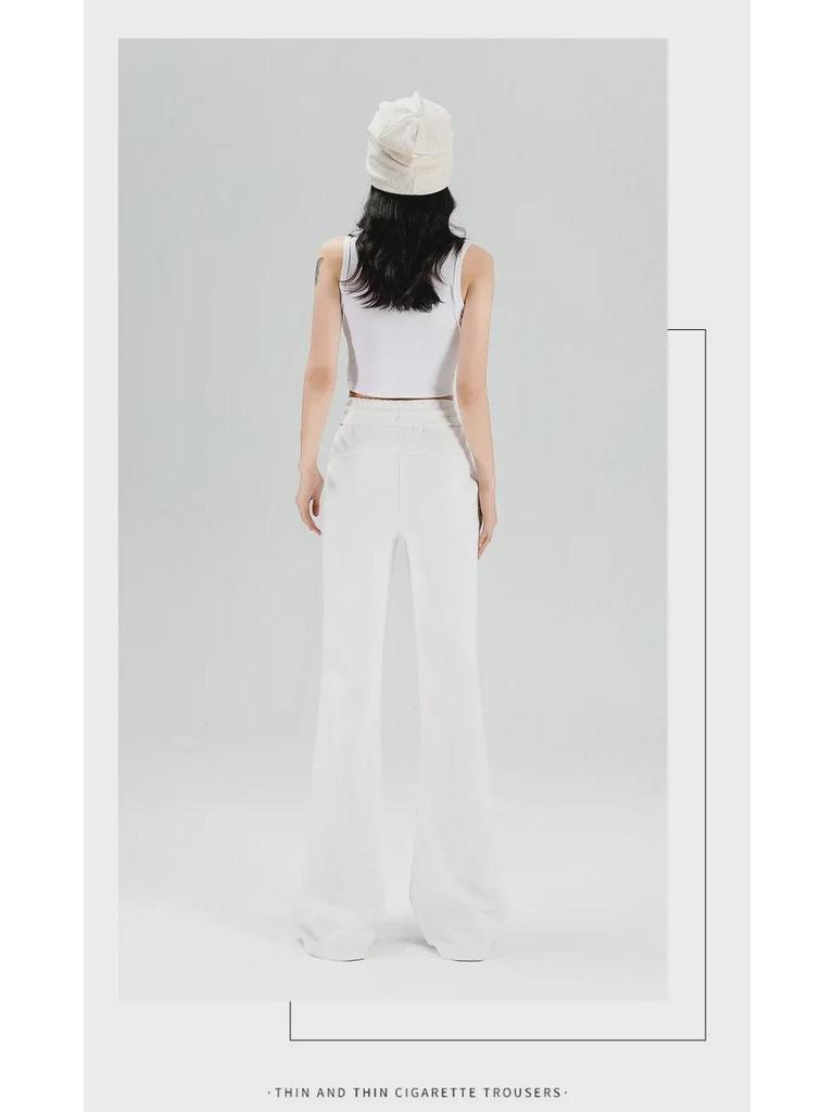 High-Waist Velvet Flare Pants for Women – Autumn & Winter Hip-Lifting Style.