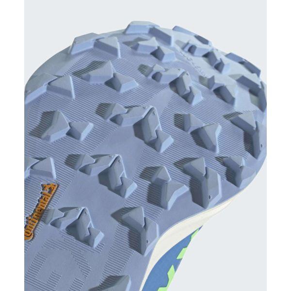 adidas Trail Terrex Agravic Trail Blue Burst Dash Grey Lime Burst Women Sneakers JR9112