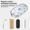 Automotive Atmosphere Lighting Foot Atmosphere Wiring Free Led Wireless Magnetic Suction Lighting