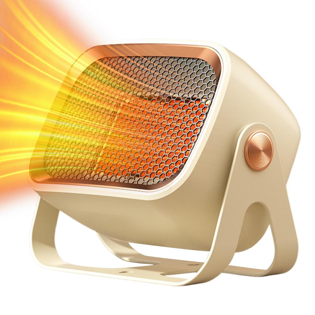 Desk Heater 1200W Ceramic With Tip-Over Overheat Protection Small Space Heater For Office Desktop For Home Bedroom Living Room