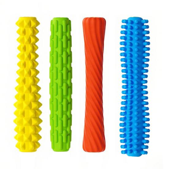 4Pcs Textured Silicone Pencil Grips for Stress Relief Sensory Fidget Sleeves Quiet Classroom Fidget Tool for Home School Office Travel