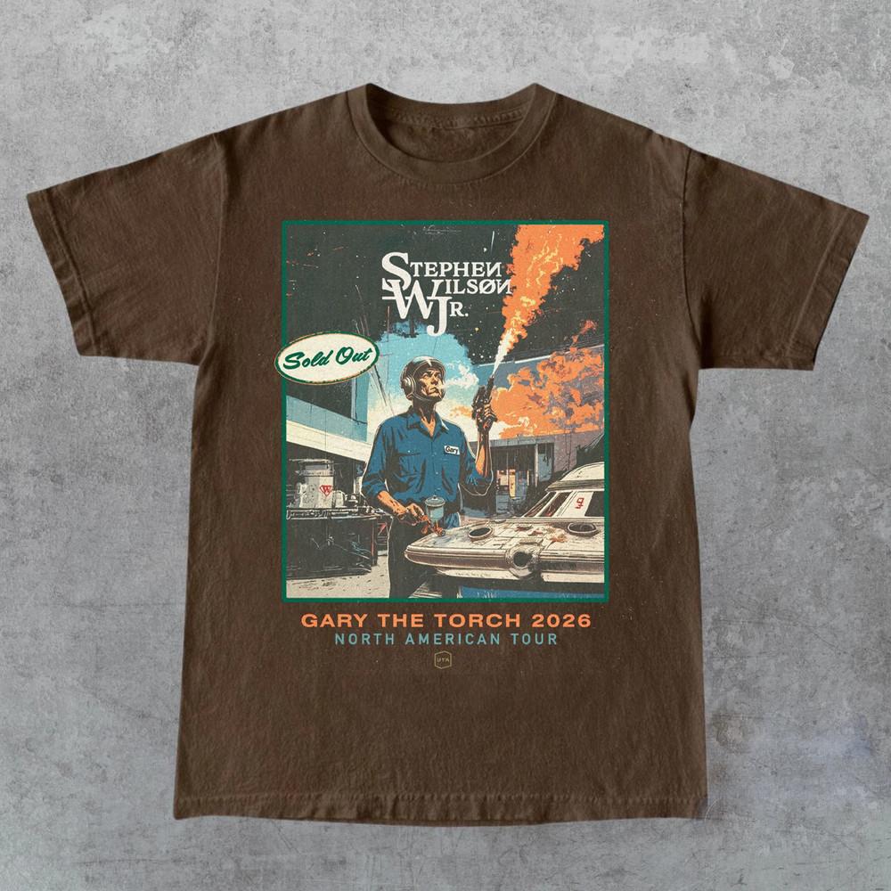 New Stephen Wilson Jr Gary The Torch Tour Tshirt Full Size S5XL QT1665 Unisex T-Shirt L