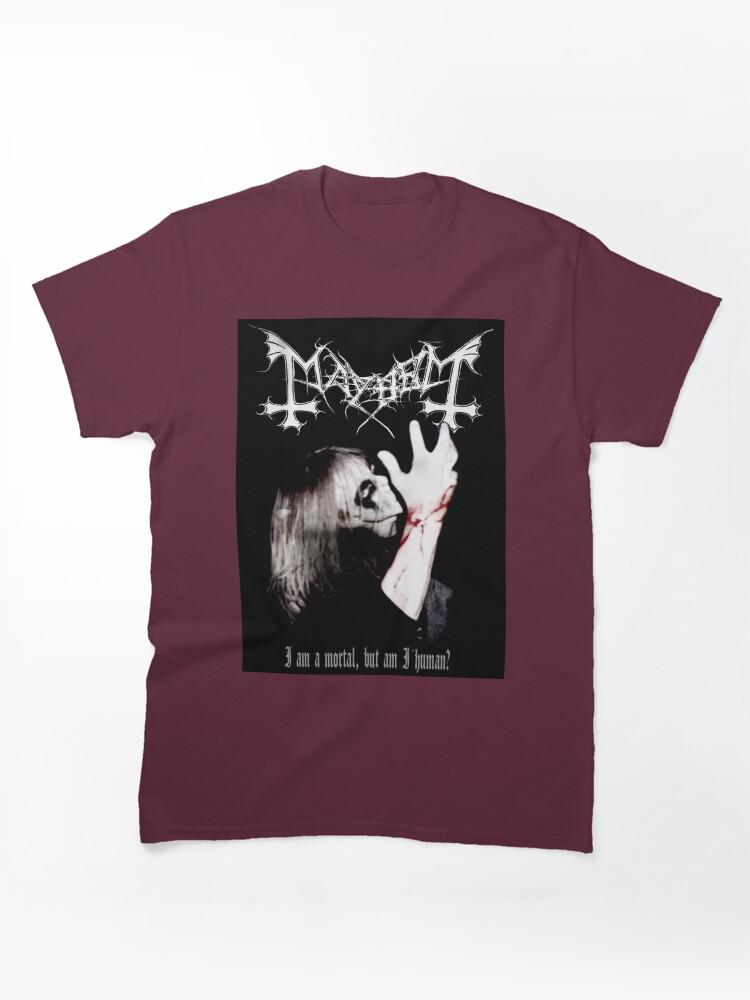 Eternal Mayhem Unisex T-Shirt, Mayhem Tee, Mayhem Inspired Merch, Black metal Unisex T-Shirt, Dead Classic Unisex T-Shirt