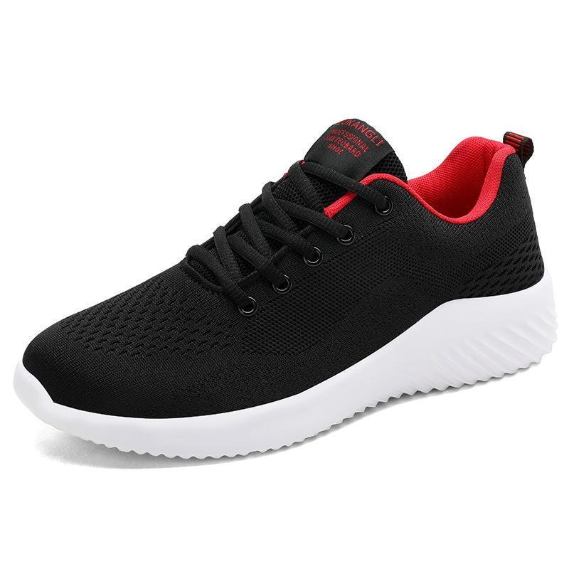 Spring Leather Sneakers Men's Explosive Lightweight Running Shoes Foreign Trade Men's Shoes Spot Lace-up Casual Shoes Men's