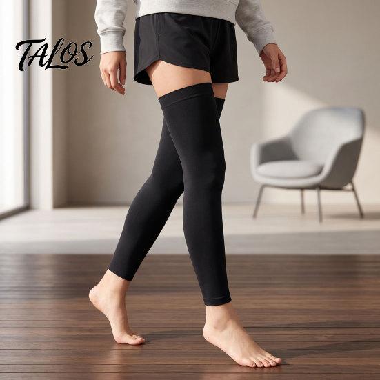 Air Conditioned Room Knee Warmers Soft for Cold Protection, Breathable Cotton Leg Sleeves, Anti Unisex Sleeves Slip Warmers, Elastic Thermal