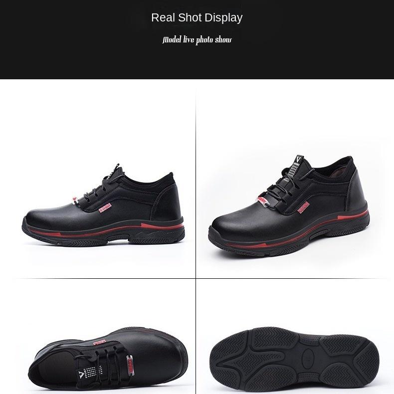 Isolierte Schuhe Ölbeständige Sicherheitsschuhe Stahl Baotou Anti-Smashing und pannensichere Arbeitsversicherungsschuhe