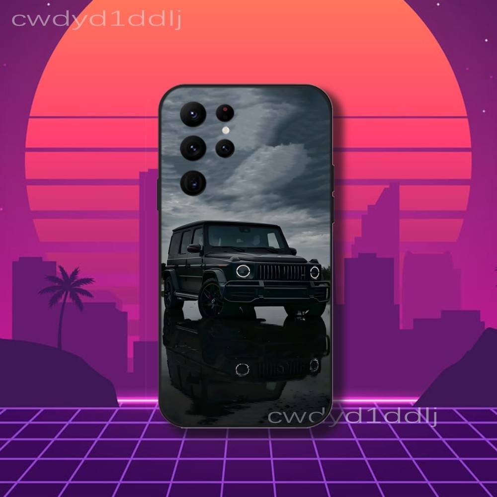 Car M-Mercedes-ES G Phone Case For Samsung S10,S21,FE,S21 ,S26,S25,S24,S23,Ultra,S9,S22,Plus Black Shell Cover