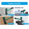 Lightweight Rubber Hammer Tool with Comfortable Grip Handle Ergonomic for Floor Tile Tapping Installation &User Friendly