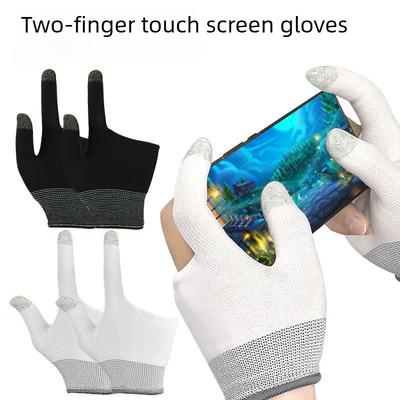 Finger Thumb Sleeve Gloves for Gamer Light and Thin Touch-sensitive Glove Comfortable Sweat Proof Portable Mobile Gaming Gloves