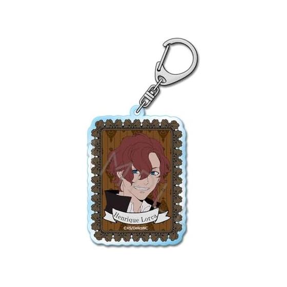TRUMP Series TV Anime  Delico s Nursery  [Enrique Lorca] Acrylic Keychain (Approximate. 7cm square, transparent acrylic)
