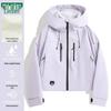 MULINSEN Women's Petite Windproof Waterproof Short Jacket