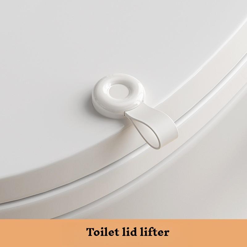 Toilet Lid Lifter, Non Dirty Hand Silicone Lift Toilet Lid Seat Lid Opener Toilet lid lifter*1 белый