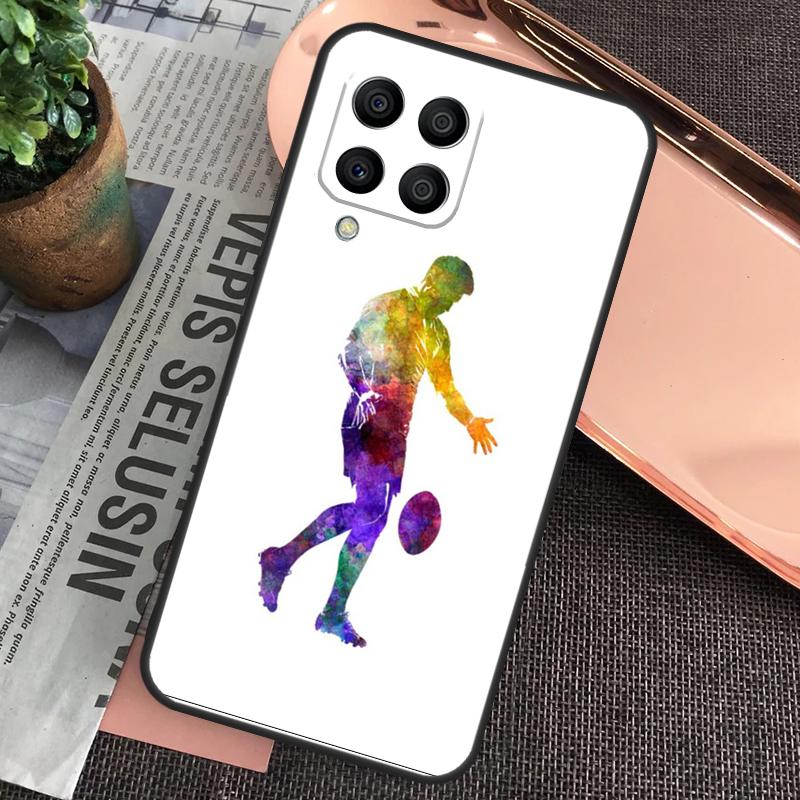 

Rugby Ball Case For Samsung Galaxy M32 M31 M12 M52 M13 M33 M53 M11 M51 M15 M55 M14 M34 M54 M20 M30s Samsung M11