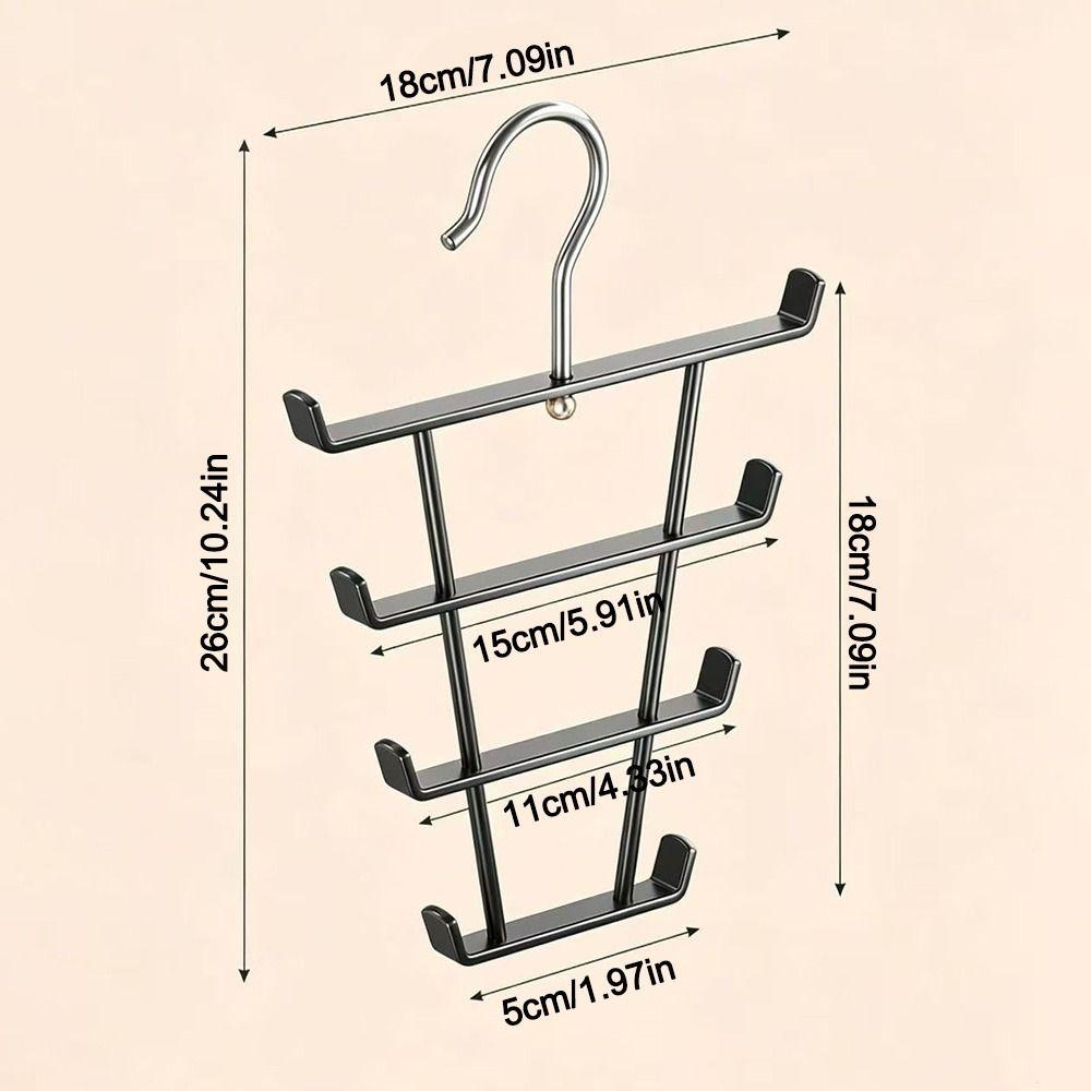 360 Rotating Clothes Hanger Rack Space Saving Wardrobe Storage Rack Home Organizer