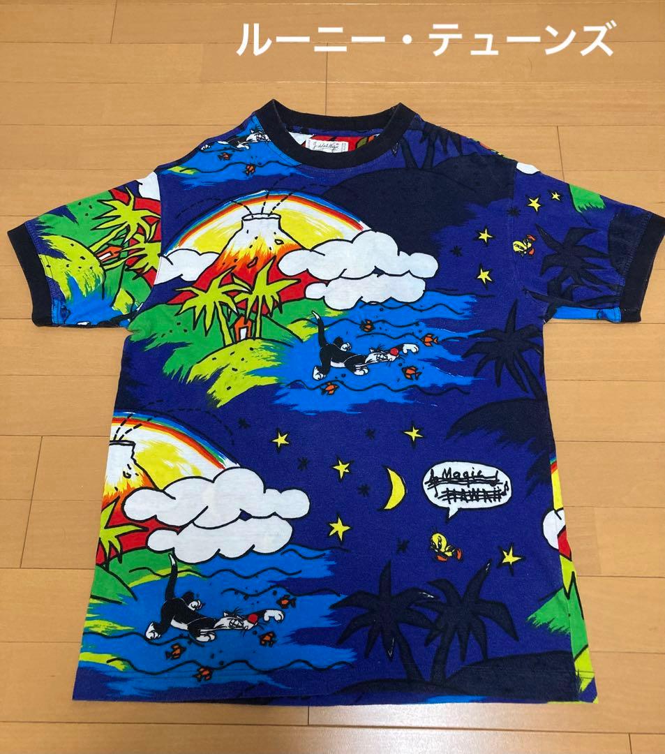 

[USED] 90s USA Made T-Shirt XL Character Message