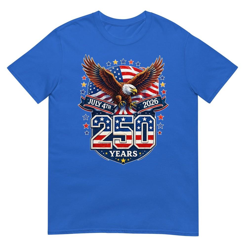 250 Years American 1776 2026 250th Usa Birthday 4th Of July Tshirt