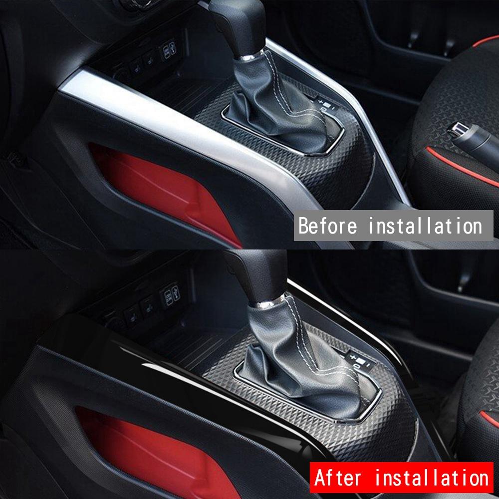 Portable Car Center Control Panel Armrest Decorative Cover Center Console Armrest Panel Frame For Toyota Raize 2020 чёрный
