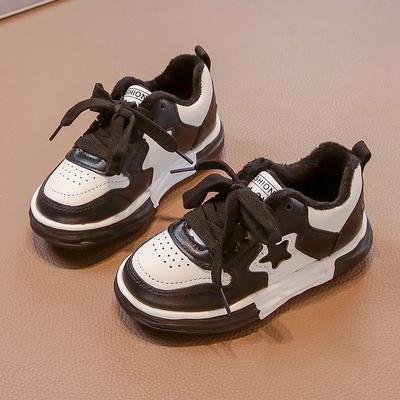 2024 Children Sports Shoes for Girls Boys Winter New Fashion Korean Style Soft Bottom Anti-slippery Versatile Chic Casual Shoes