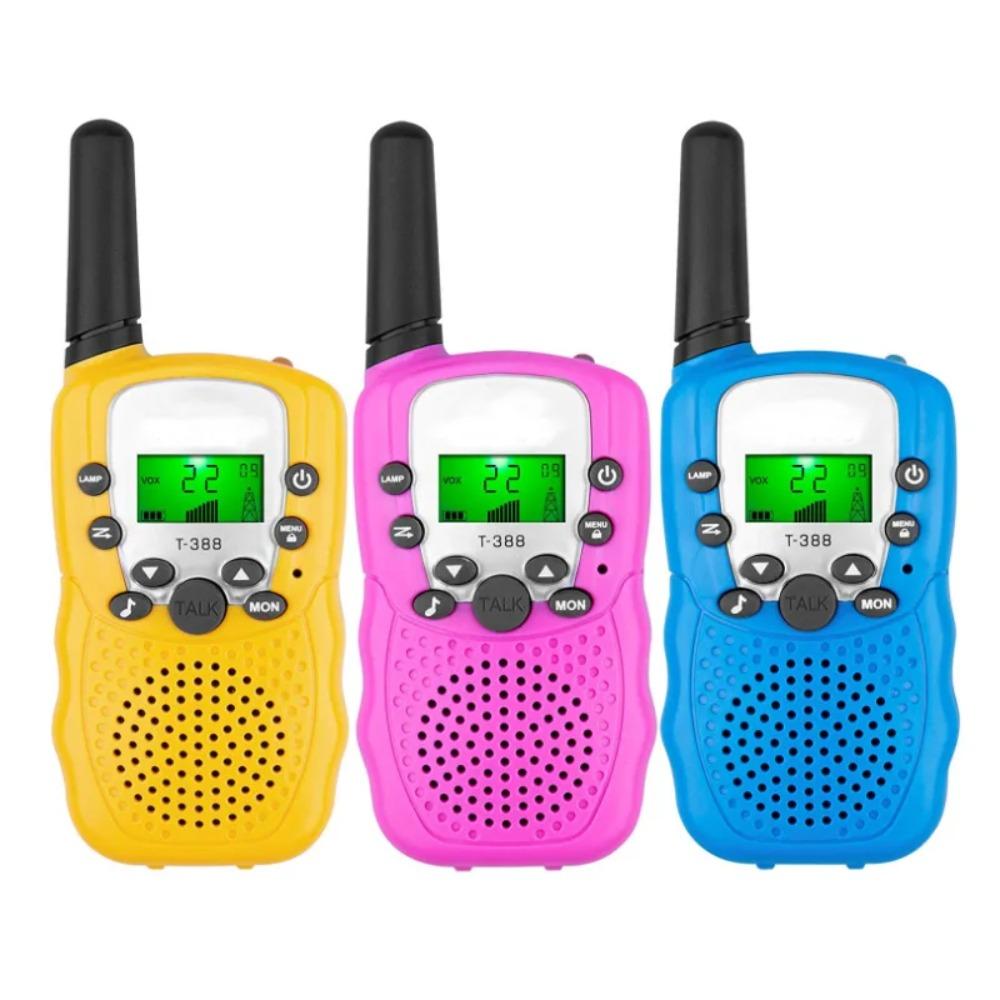 Zabawki Obuby dla Chłopców w Wieku 3-12 Lat Walkie Talkie dla Dzieci Prezenty Zabawki z Podświetlanym Wyświetlaczem LCD Latarka 3 KM Na Zewnątrz Wędrówki Kemping
