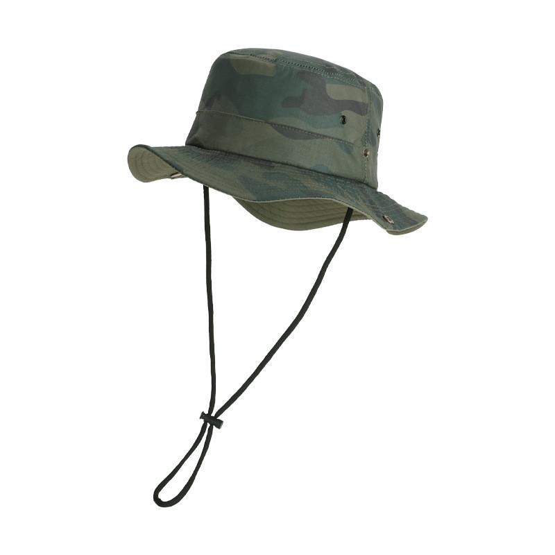 

Childrens Camouflage Summer Sun Hat With Wide Brim For Outdoor Protection And Breathability Camouflage Dark Green