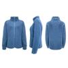 Stand Collar Solid Color Sweatshirt Women Casual Fashion Long Sleeve Zip Up Bubble Fleece Jacket