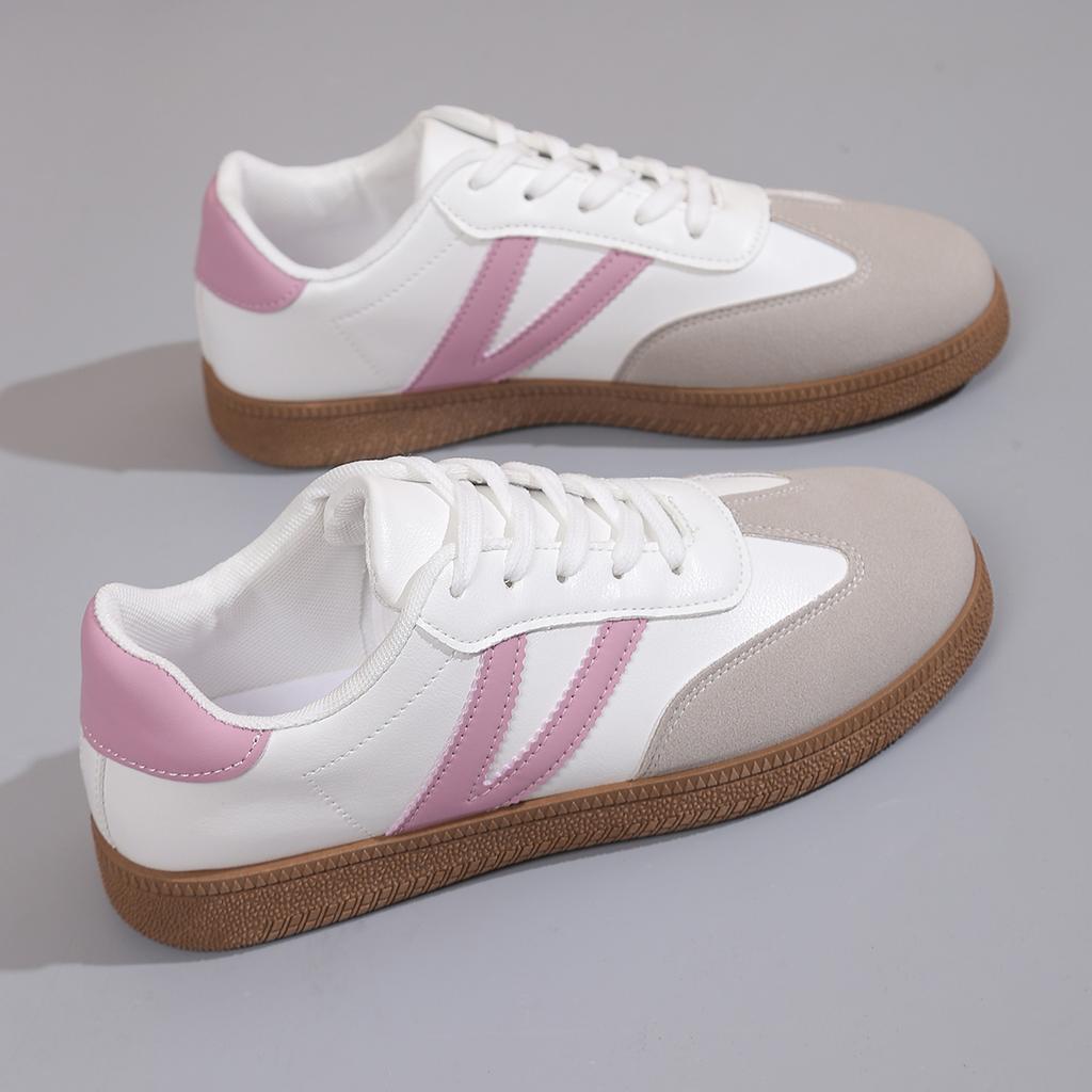 Spring 2025 New Women's Casual Sports Shoes Flat Women's Vulcanized Shoes Outdoor Sports Shoes