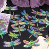 20 Pcs Kawaii Dragonfly Aesthetic Decorative Sticker Pack Scrapbooking Stickers Material Diary Phone Planner Journal Supplies