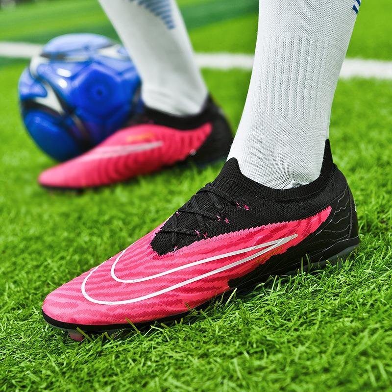 New football shoes adult long nails men's and women's broken nails children's students low-top training shoes large size