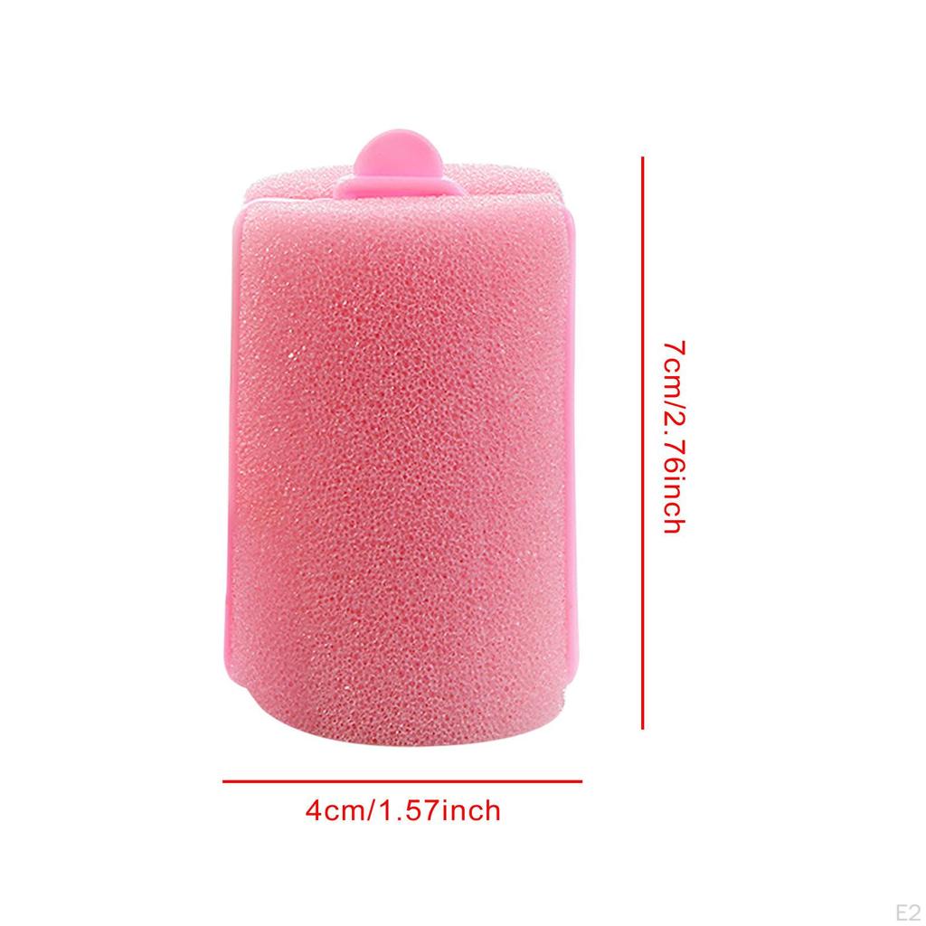 6Pcs Sponge Hair Styling Rollers Sleeping Curlers for Thick Fine Thin