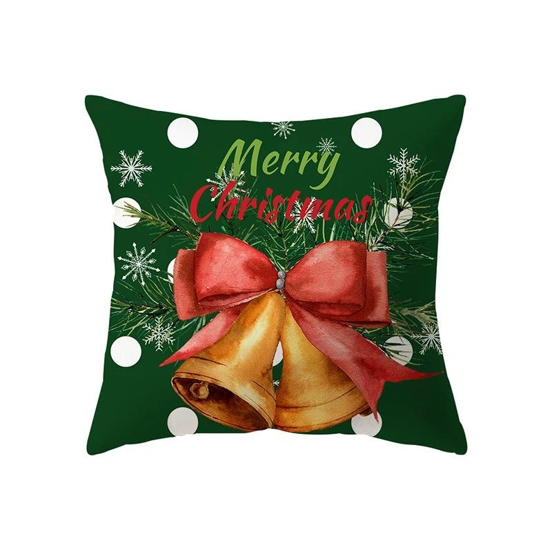 Christmas Themed Pillowcases Car Accessories Office Santa Claus Living Room Sofa Home Pillowcases