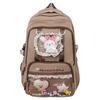 Zaino da scuola giapponese da donna ins grande capacità semplice carino ragazza versatile zaino scolastico studenti della scuola primaria studenti della scuola media zaino