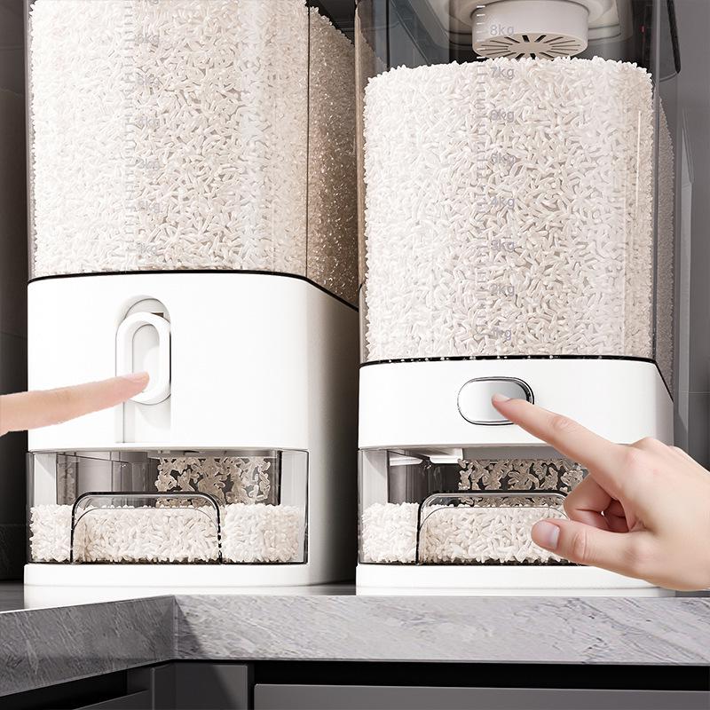 Sealed High-Capacity Insect-Proof Rice Storage Bin - 20 Jin