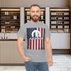 Mopar Patriotic Unisexs TShirt Usa Flag Muscle Car Graphic Tee
