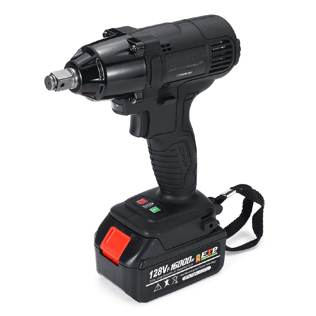 16000mah Rechargeable Cordless Electric Impact Brushless Wrench Kit Hand Drill Waterproof Power Tools LED Lights New