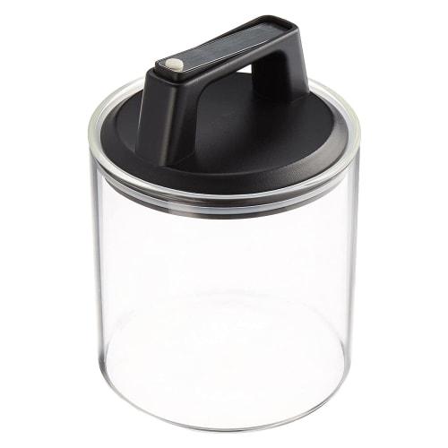 Fujisho Felio Glass Storage Canister, 900cc, with Air Reducer, Regular Size, One-Touch Operation, Airtight, Anti-Oxidation, No Color Transfer, F8745 (