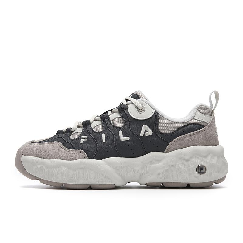 

FILA MUFFIN Cushioning Abrasion Resistant Lightweight Thermal Low top Casual Shoes Men s Gray Brown F12M541123FDA 43