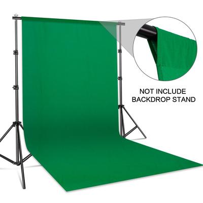 Fotoğraf Arka Planı Kumaş Pürüzsüz Fotoğraf Stüdyosu Canlı Yayın Yeşil Beyaz Siyah Saf Pamuk Chromakey Ekran