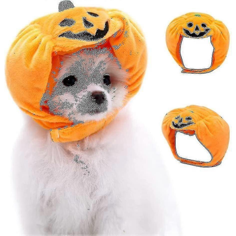 Pet Halloween Pumpkin Hat1pcs-orange