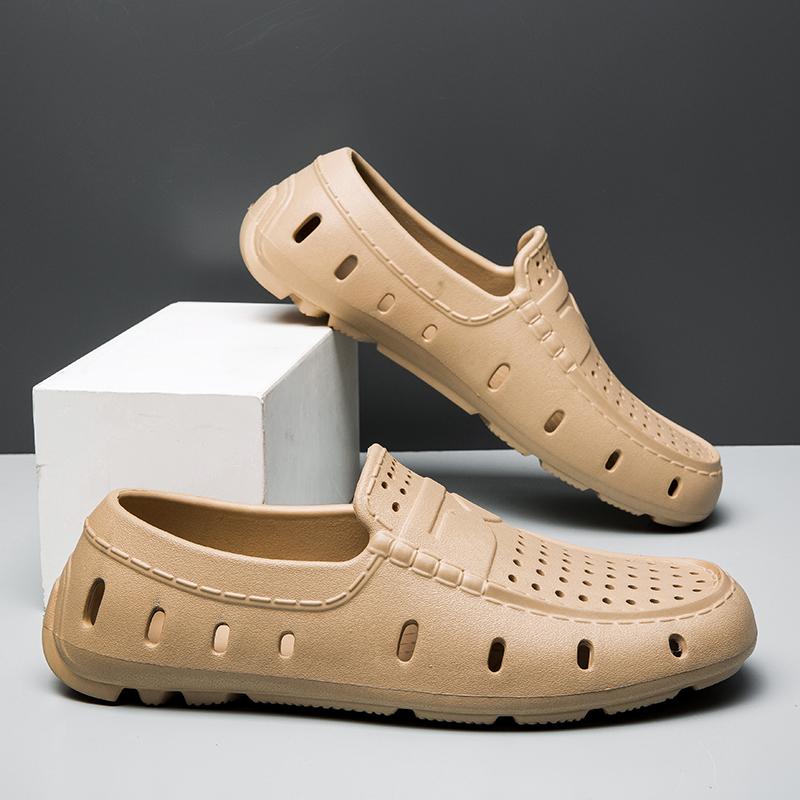 Summer Eva Men Casual Shoes Outdoor Slip On Mens Loafers Fashion Anti Slip Man Beach Sandals Comfortable Walking Boat Shoes