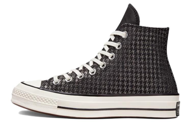 Converse Wmns Chuck 70 High  Houndstooth Shine - Black  35