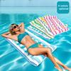 1 ADET Suda Yüzen Sal Taşınabilir PVC Yüzen Sal Yüzen Sıra Sandalyesi Yüzen Yatak Yaratıcı 120x70cm