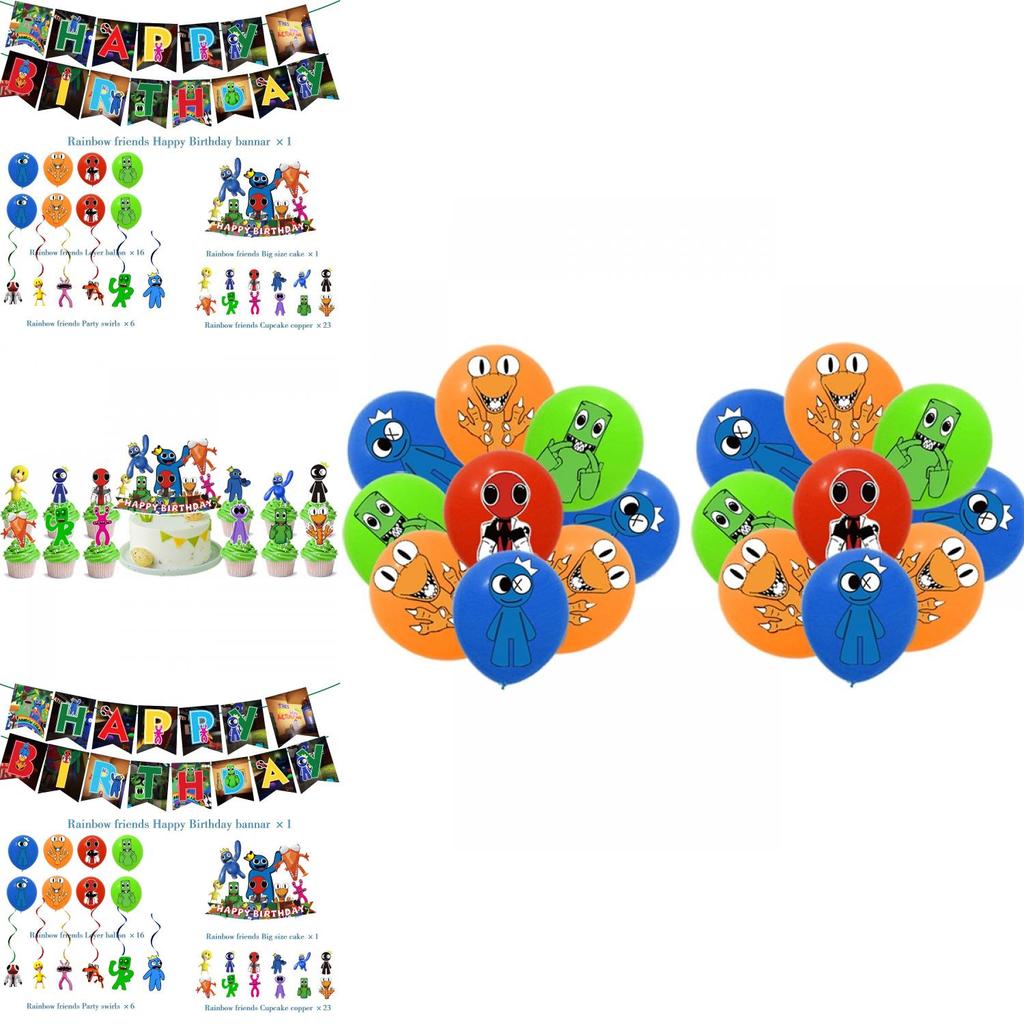 Çocuklar İçin Muhteşem Bir Doğum Günü Kutlaması İçin Roblox Rainbow Friends Parti Malzemeleri
