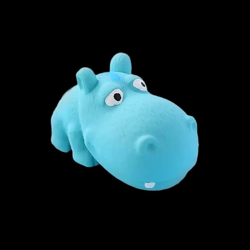

Petlimit Blue Hippo Squeaky Dog Toy (3-Pack)