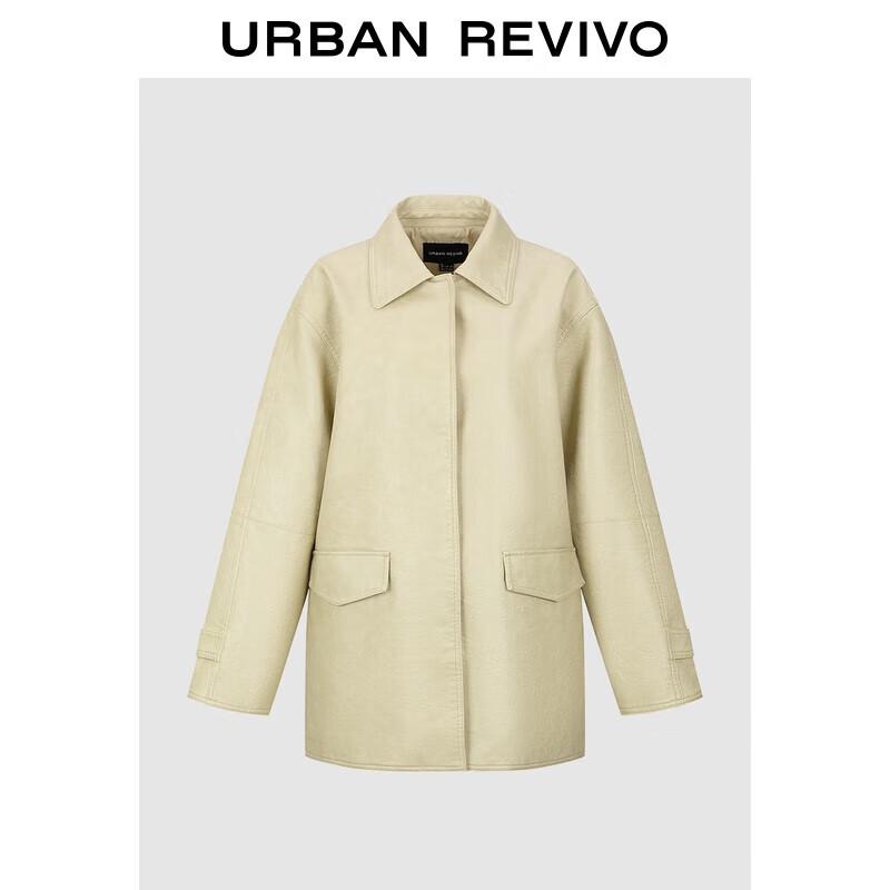 UR Women's Urban PU Lapel Jacket