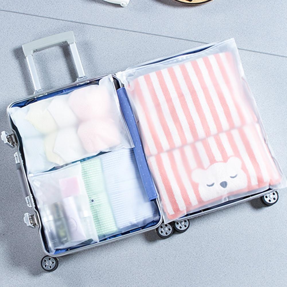 EVA Storage Bag Frosted White Storage Bag Transparent 10PCS
